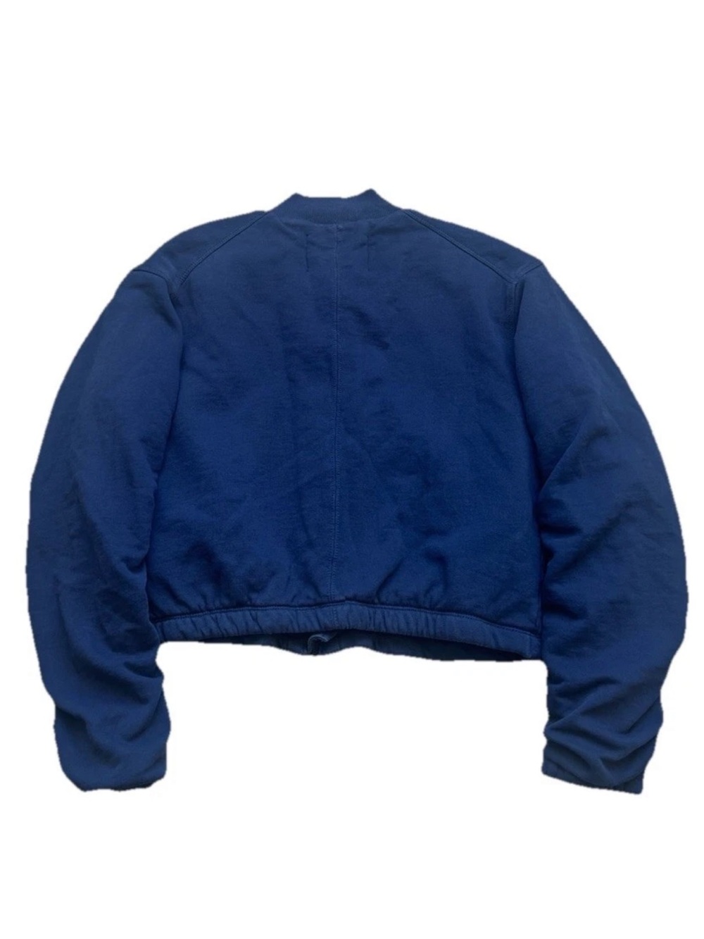 Anthropologie Pilcro Knit Bomber Jacket Women’s Size XS Navy Zip Front Casual - Picture 12 of 14